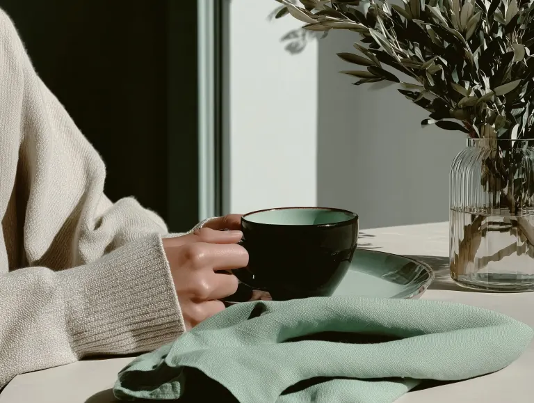 Healthy tea cup