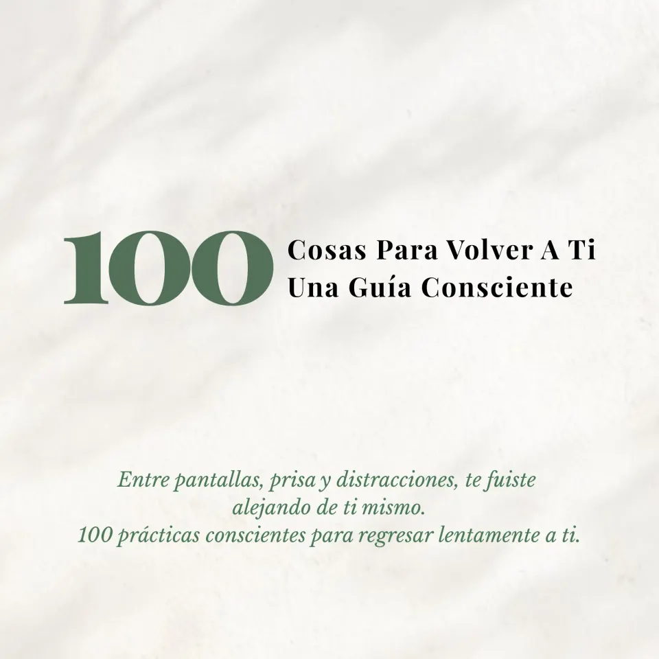 Portada de 100 Cosas Para Volver A Ti